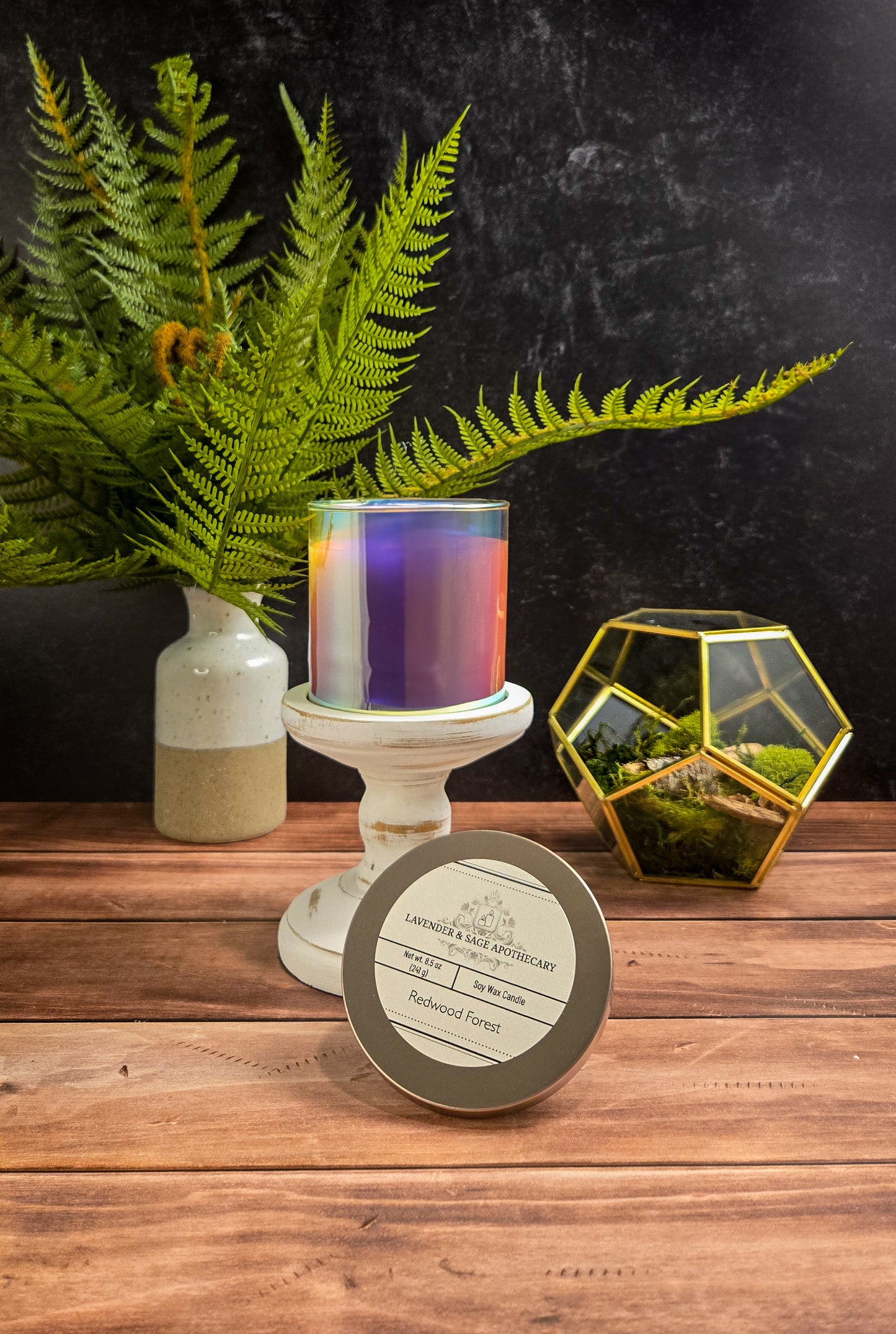 8.5 oz candle - Redwood Forest