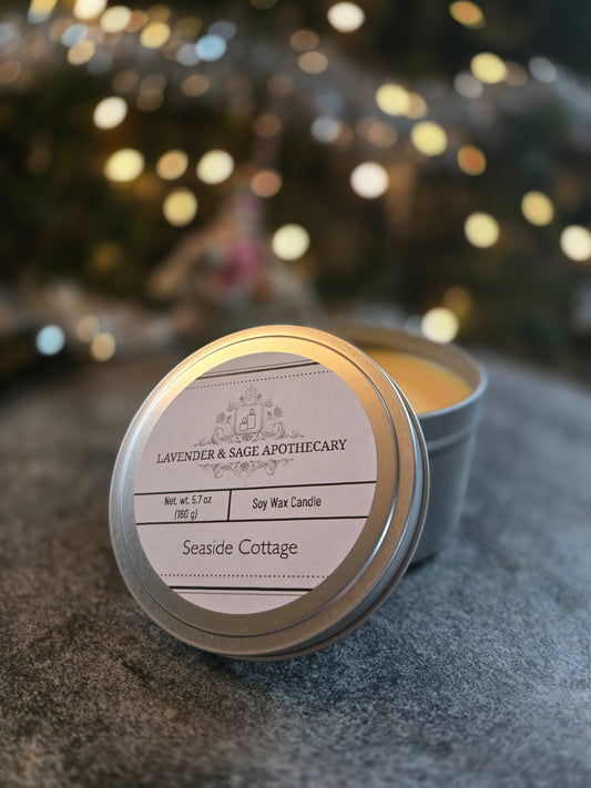 5.7 oz candle - Seaside Cottage