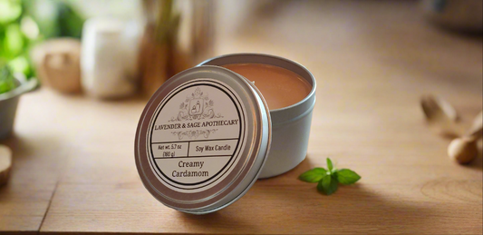 5.7 oz candle - Creamy Cardamom